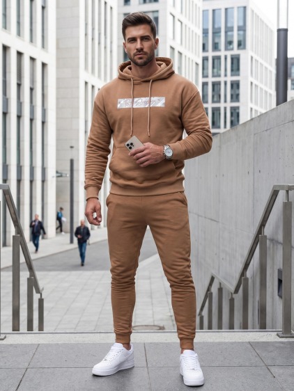 Férfi edzőruha AUSTIN barna