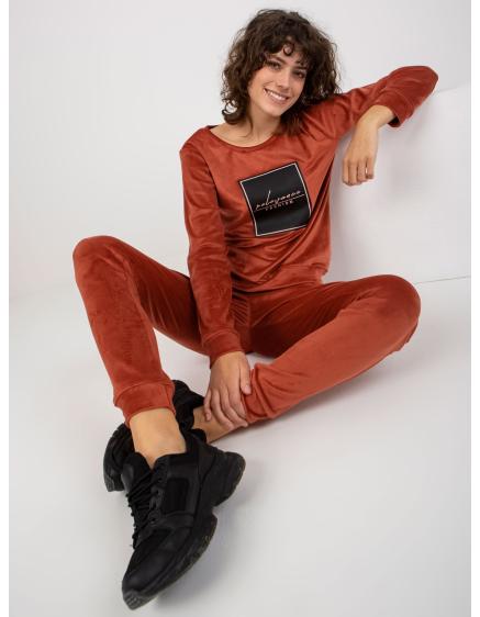 Dámská souprava s potiskem GENEVRE tmavě oranžová