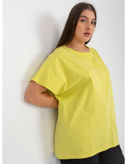 Női plus size póló BASIC világos bézs