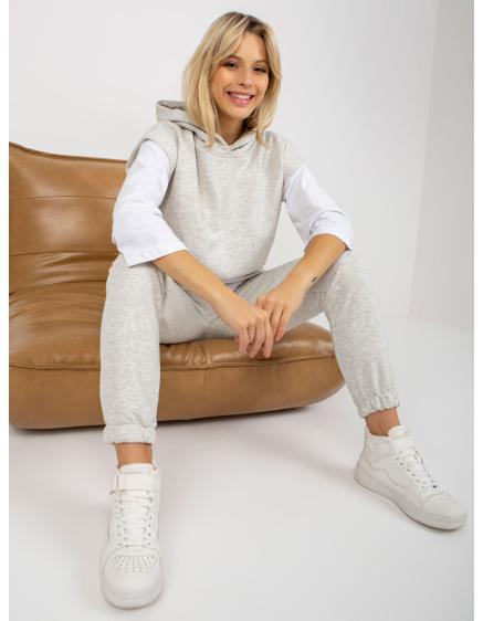 Női szett blúzzal GARION világosszürke