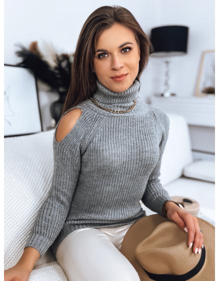 Dámský svetr ARIEL světle šedý