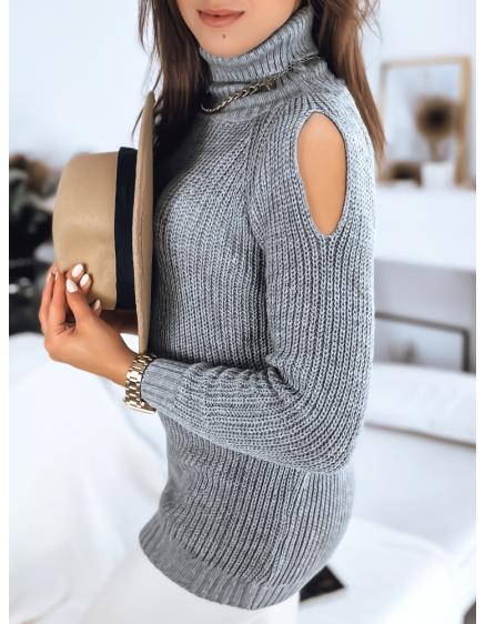 Dámský svetr ARIEL světle šedý