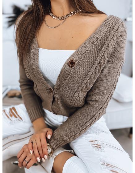 Dámský svetr MELANIA hnědý