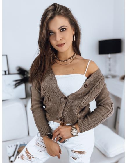 Dámský svetr MELANIA hnědý