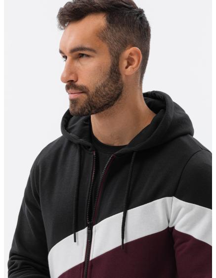 Pánska mikina s kapucňou V2 čierna