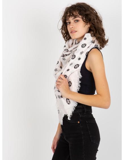 Dámská šála s potiskem CARLEY světle růžová 