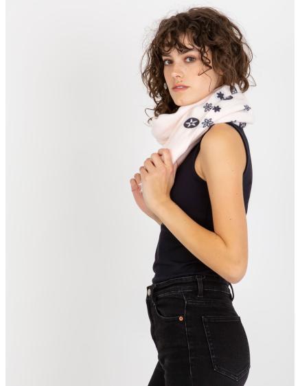 Dámská šála s potiskem RAYNA  světle růžová 