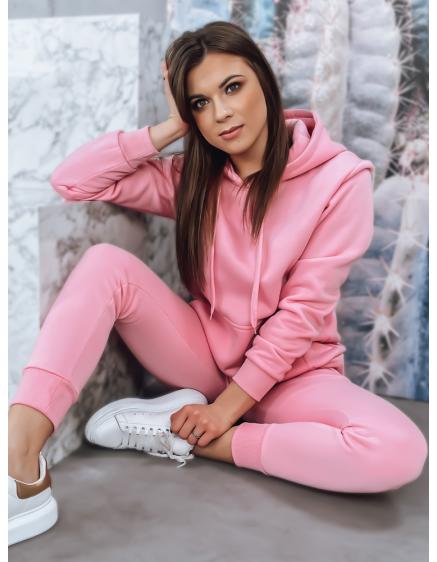 Női pulóver BASIC rózsaszín