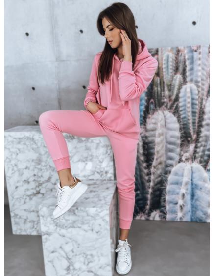 Női pulóver BASIC rózsaszín