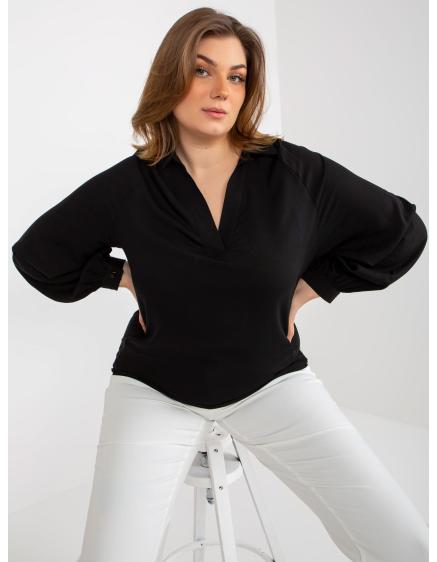 Dámská halenka plus size MYRIAN černá 