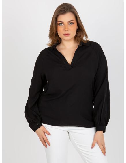 Dámská halenka plus size MYRIAN černá 