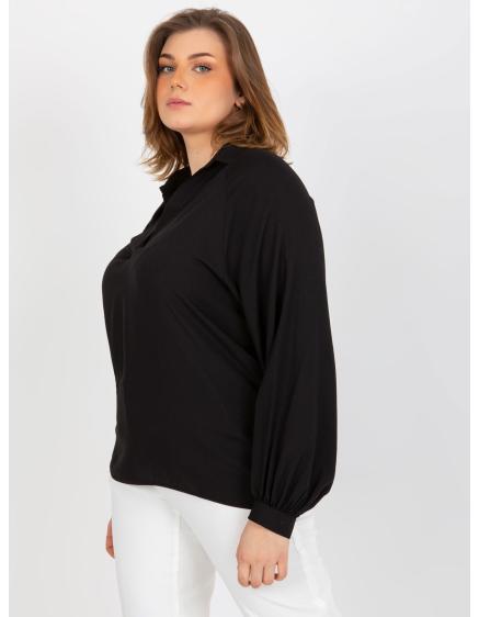 Dámská halenka plus size MYRIAN černá 