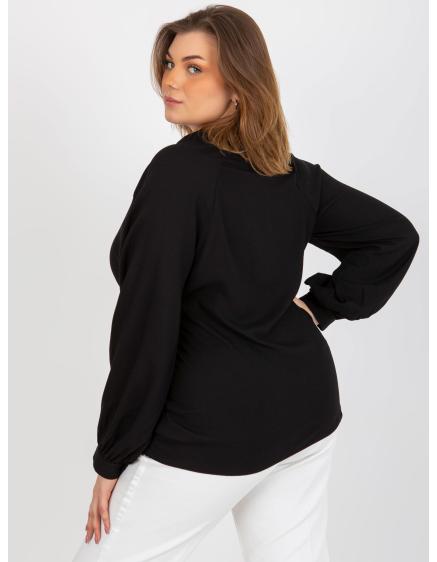 Dámská halenka plus size MYRIAN černá 