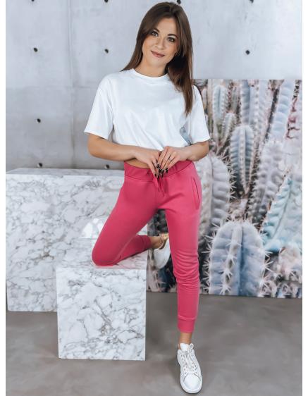 Dámské tepláky FITS růžové