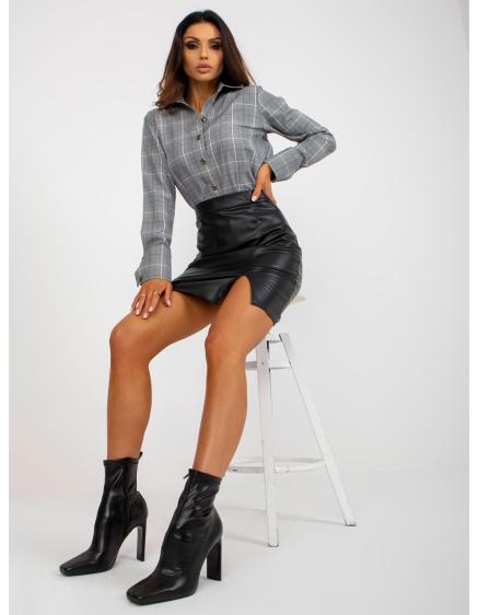 Dámská minisukně z ekokůže ALLIE černá 