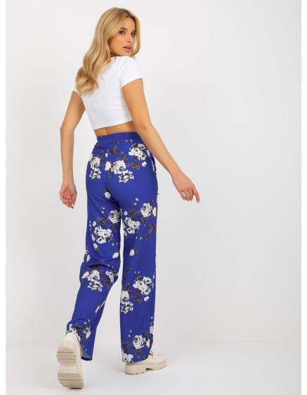 Dámske nohavice kvetinové STELLA kobaltové