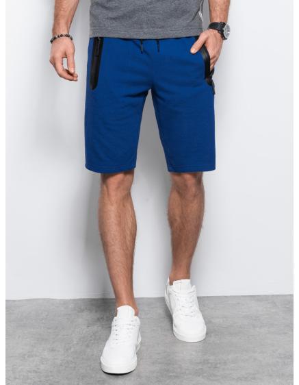 Pánské teplákové kraťasy W239 - modré