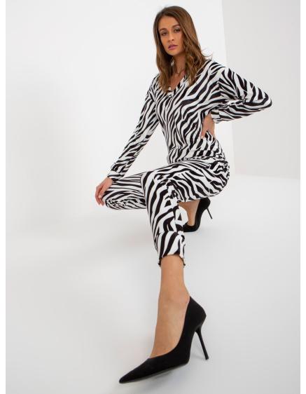 Dámska súprava s potlačou EPIFANIA čiernobiela