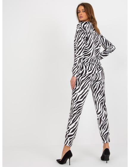 Dámska súprava s potlačou EPIFANIA čiernobiela