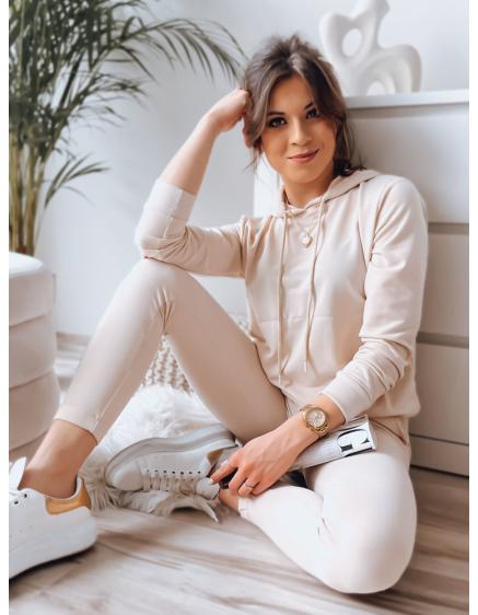 Dámská tepláková souprava MIGEL ve světle béžové barvě