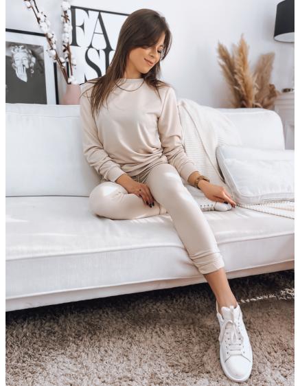 Női melegítő MILIAN világos bézs