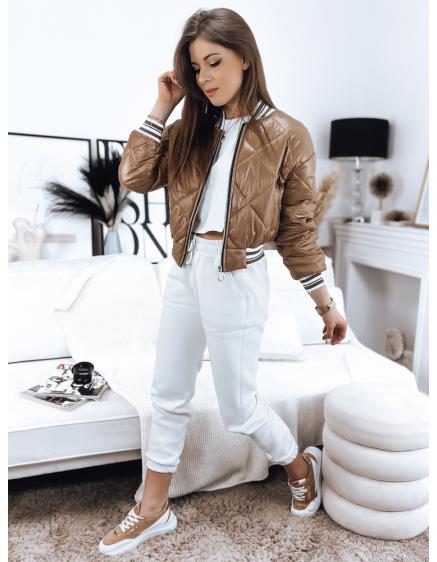 Dámska bunda BOMBER camel