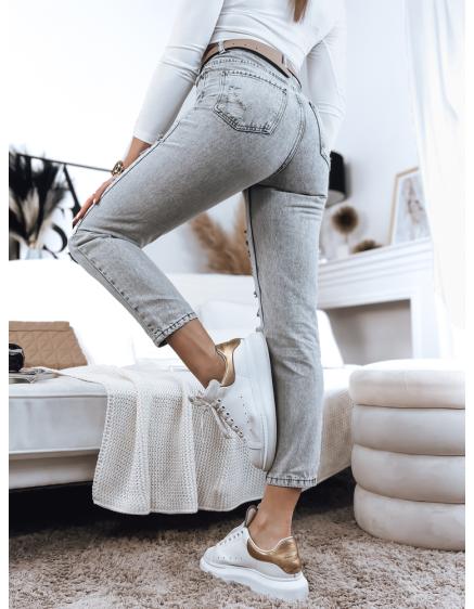Dámské džíny LORENT světle šedé