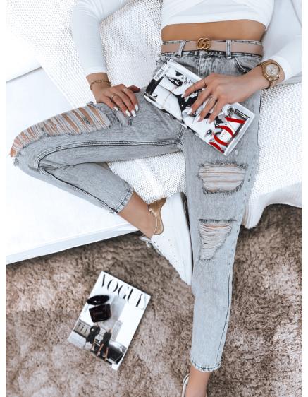 Dámské džíny LORENT světle šedé