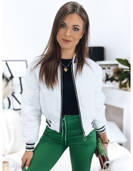 Dámska bunda BOMBER biela
