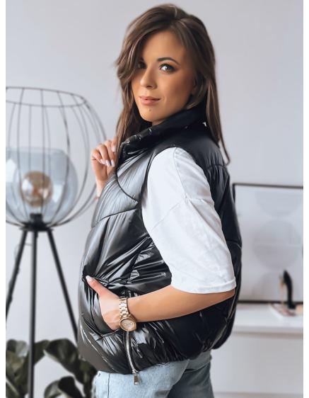 Dámska prešívaná vesta HOLO čierna