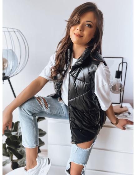 Dámska prešívaná vesta HOLO čierna