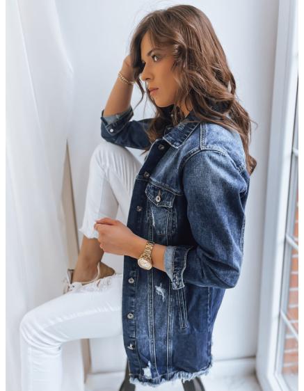 Dámska bunda džínsová DAKAR tmavo modrá