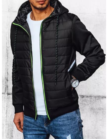 Pánska bunda prešívaná R03 čierna