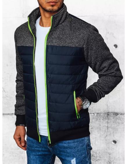 Férfi átmeneti dzseki steppelt R04 sötétkék