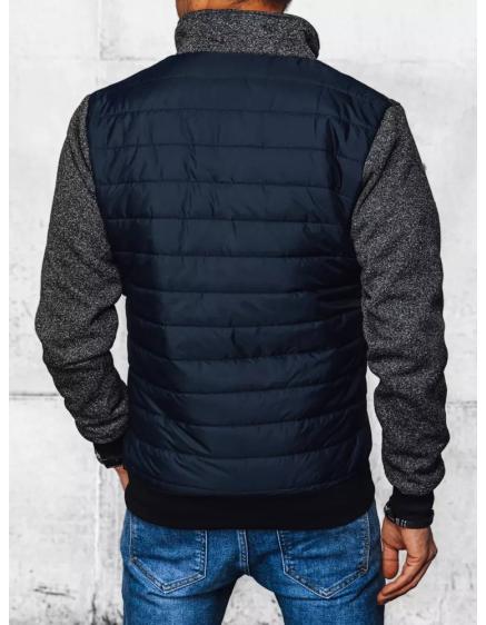 Férfi átmeneti dzseki steppelt R04 sötétkék