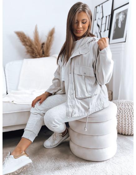 Dámska bunda oversize WESTA béžová