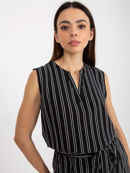 Dámská halenka bez rukávů FRESH MADE černá