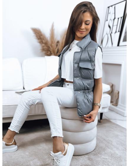 Női mellény LOPEZ világosszürke