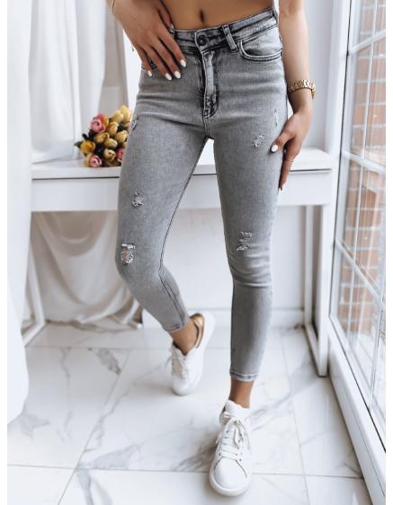 Dámské kalhoty GLITTER PONY šedá barva