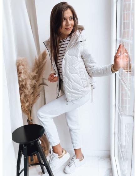 Női kabát FLUFFY fehér