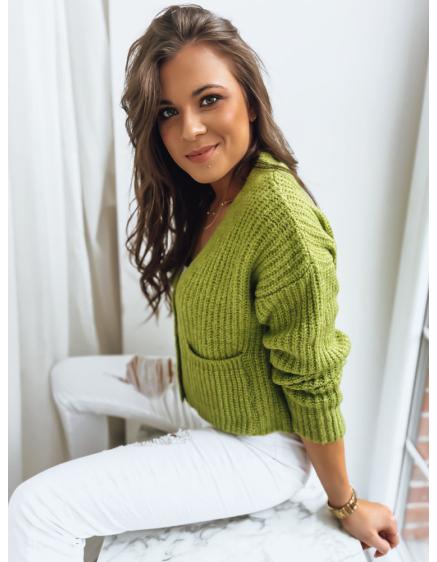 Női pulóver SISTERS világoszöld