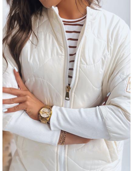 Dámska prešívaná bunda ARANA ecru