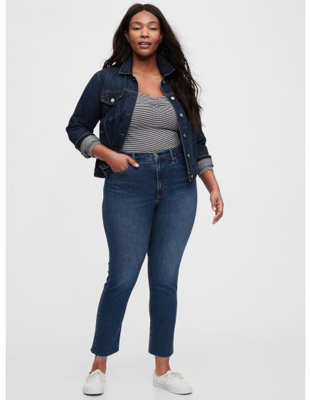 Vysoké cigaretové džínsy