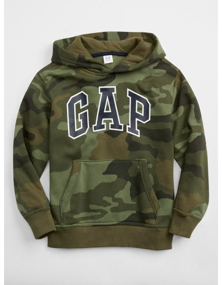 Detská mikina GAP logo camo