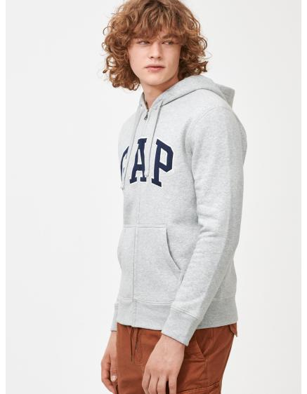Mikina GAP logo fleece na zips