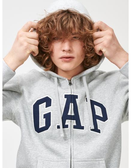 Mikina GAP logo fleece na zips