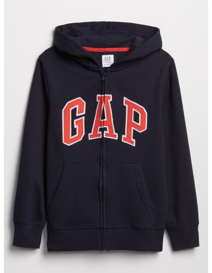 Detská mikina GAP logo na zips