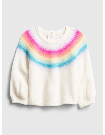 Detský sveter neónová dúha