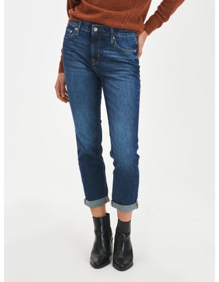 Džíny universal slim boyfriend mid rise