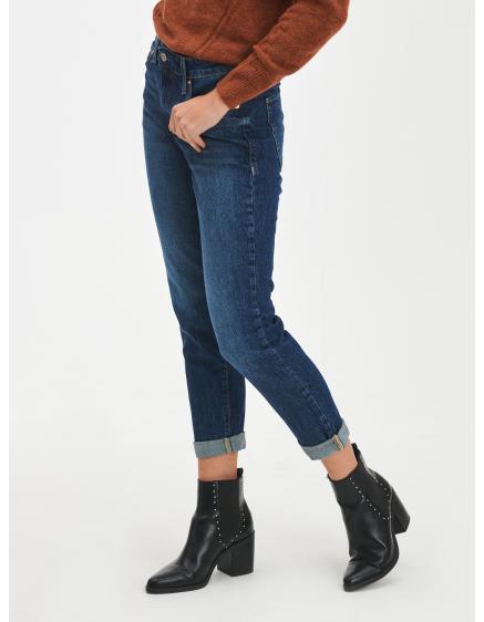 Džíny universal slim boyfriend mid rise